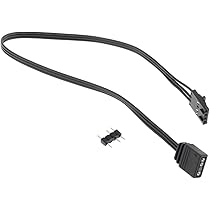 Amazon.co.jp: Generic ファンアダプタケーブル 25cm ARGB 5V 3ピン